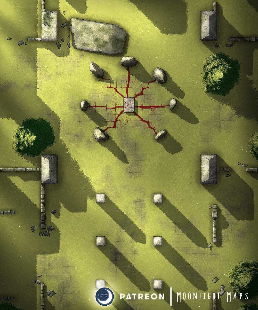 _MoonlightMaps's tweet photo. @czepekumaps Greetings!
Thanks for the platform Cze!
I paint atmospheric encounter maps for TTRPGs like Dungeons and Dragons!
This week we're summoning something with a blood ritual...
Browse my wares here 🌙 https://t.co/kwREZkuZnm

#DungeonsandDragons https://t.co/VNsuSBa76X