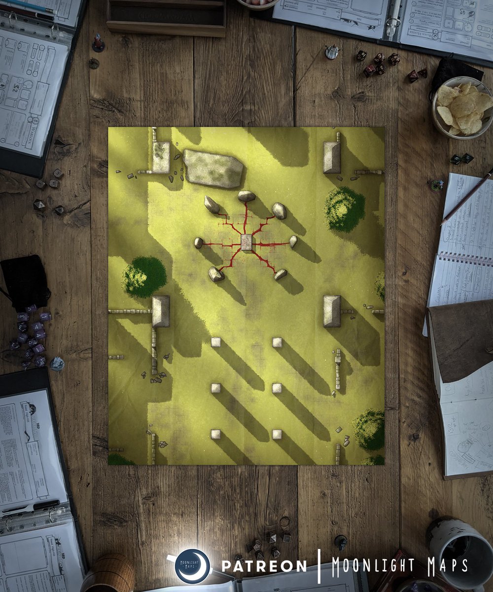 _MoonlightMaps's tweet photo. @czepekumaps Greetings!
Thanks for the platform Cze!
I paint atmospheric encounter maps for TTRPGs like Dungeons and Dragons!
This week we're summoning something with a blood ritual...
Browse my wares here 🌙 https://t.co/kwREZkuZnm

#DungeonsandDragons https://t.co/VNsuSBa76X