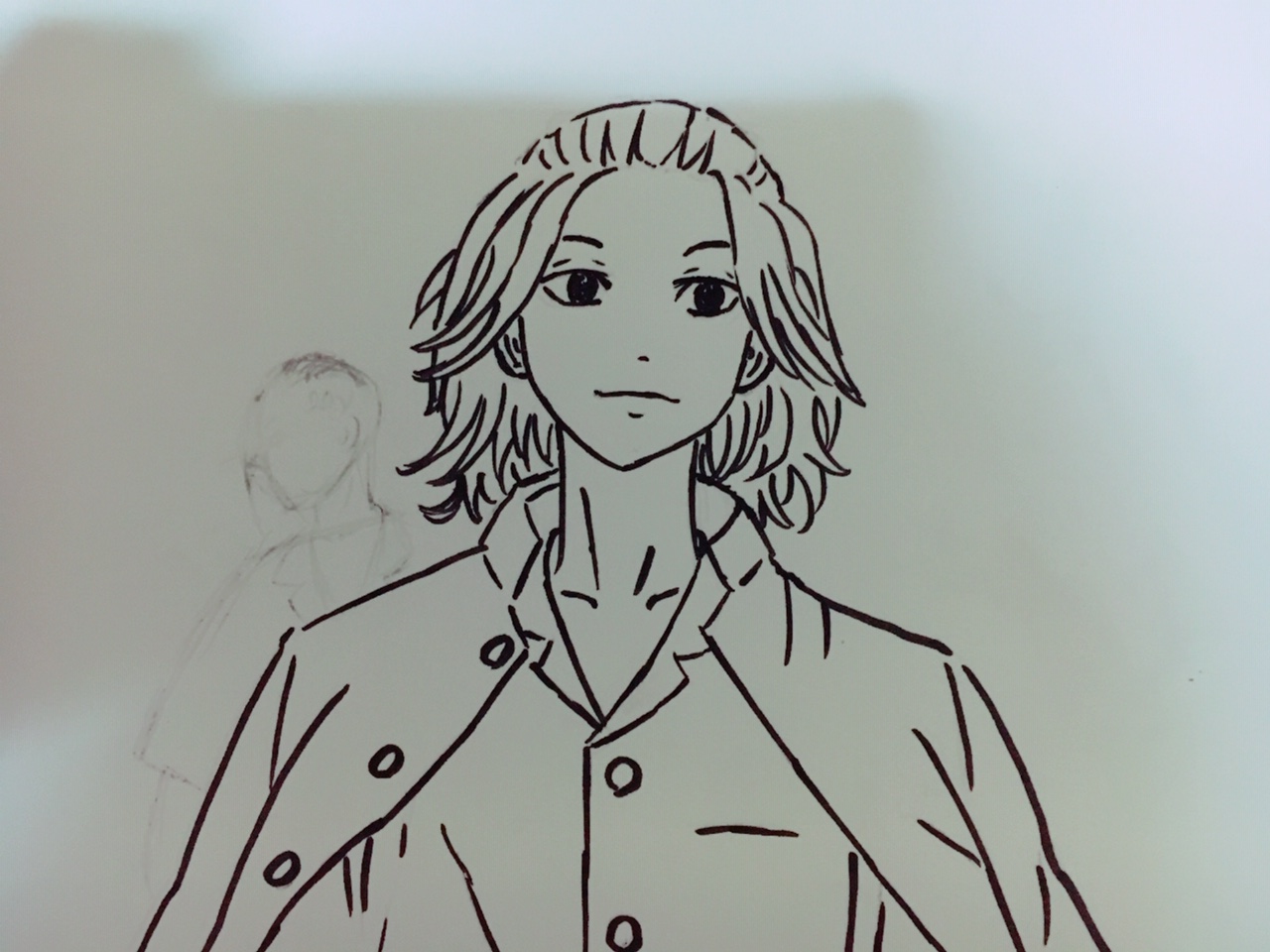 Twitter 上的 ありす 寝る前に画面見ながらマイキー Cv林勇 を鉛筆で下書きしてから筆ペンで描いた ドラケンごめんなさい横顔さらに難しい 一気に東京卍リベンジャーズ見たよ マイキー の声はハイキューの田中さんと同じ方だけど別人のように違う 声優さんって凄い