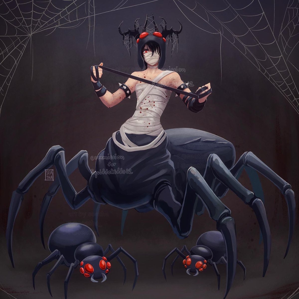 Pho Has Lots Of Work To Do On Twitter Roblox Commission This Looks So Great But I Am So Curious About The Reference You Were Given - roblox spider legs