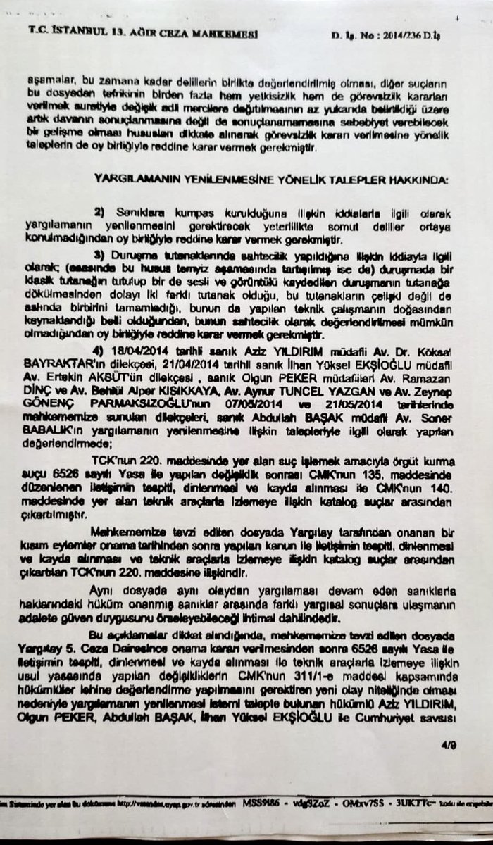 Yeniden Yargılama kararında mahkeme, “kumpas” ve “delillerin sahte olduğu” iddialarını açıkça reddetmiş! Buna rağmen “kumpas, kumpas” diye ortalıkta geziyorsunuz. Ortada bir “kumpas” var, evet! Onu da elbirliğiyle Trabzonspor’a karşı kurdunuz! #SeneHep2011