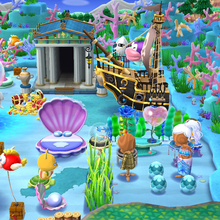 SyrSci's tweet photo. #AnimalCrossing #PocketCamp Syr Sci July: Welcome to “Aqua Park” https://t.co/QE7oy4b8vc
