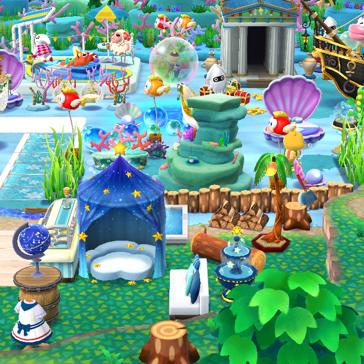 SyrSci's tweet photo. #AnimalCrossing #PocketCamp Syr Sci July: Welcome to “Aqua Park” https://t.co/QE7oy4b8vc