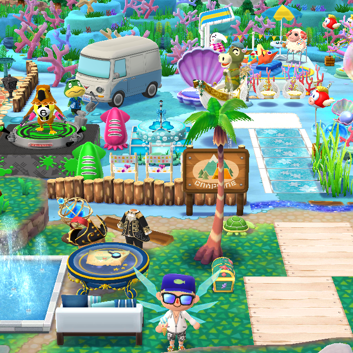 SyrSci's tweet photo. #AnimalCrossing #PocketCamp Syr Sci July: Welcome to “Aqua Park” https://t.co/QE7oy4b8vc