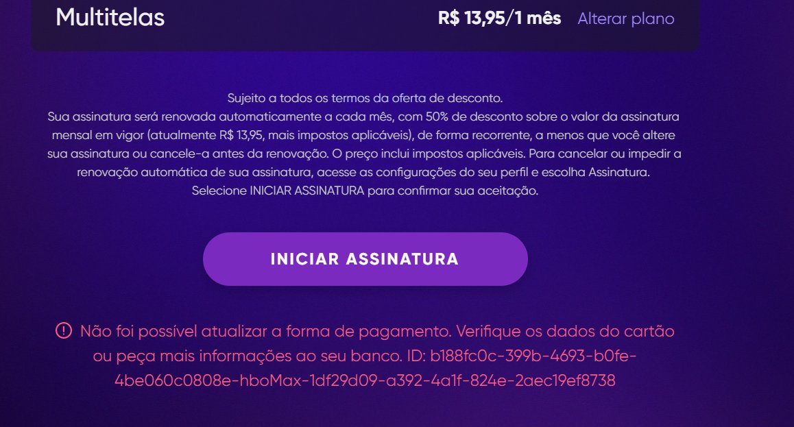 Diogo254's tweet photo. alô @HBOMaxBR @hbomaxbr_portal @HBO_Brasil
ta complicado assinar o serviço ainda !
#HBOMaxFAIL https://t.co/qKJRa87haF