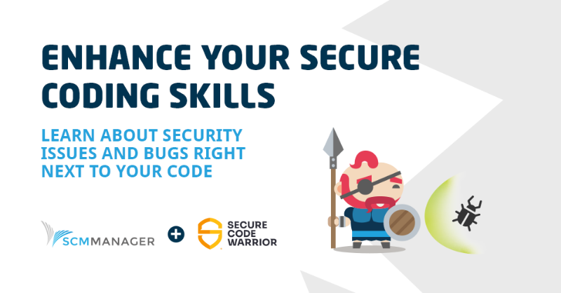 cloudogu's tweet photo. #Security has a growing importance. The @SecCodeWarrior plugin for #SCMManager integrates #microLearning and #Gamification into your software development process using contextual #learning material. Find out more.