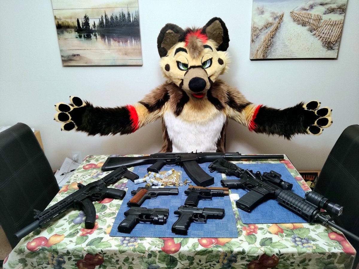 Armed gays don't get bashed. #FursuitFriday #FirearmFriday #LGBT #2A
📸 @ArcticoHusky
✂️ @OhmegaSuits