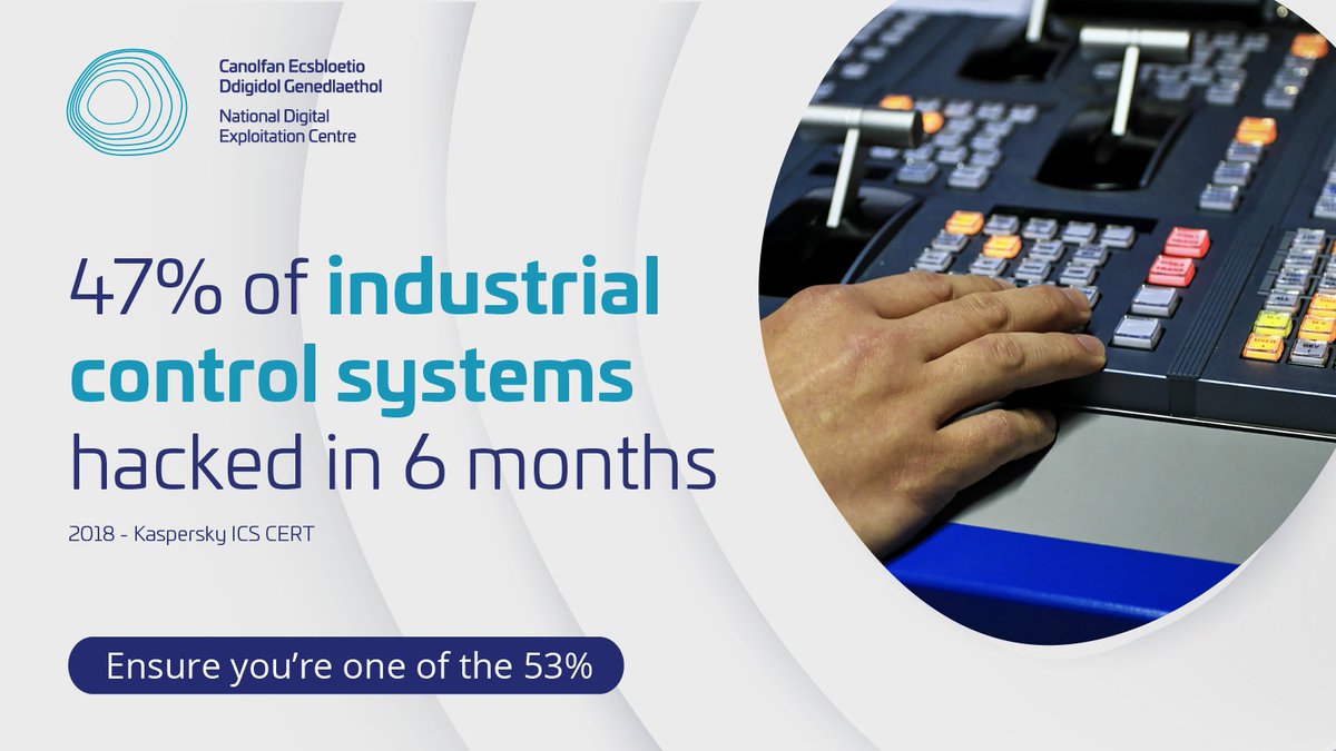 ThalesNDEC's tweet photo. Research states over 47% of industrial control systems were attacked by malware in the first half of 2018. Read our blog to learn why it is so important that you protect yourself against an attack https://t.co/oweR1OTII4
#NDEC #ResilientWorks #Wales #CyberSecurity #CyberCrime https://t.co/MhgwOje7tV
