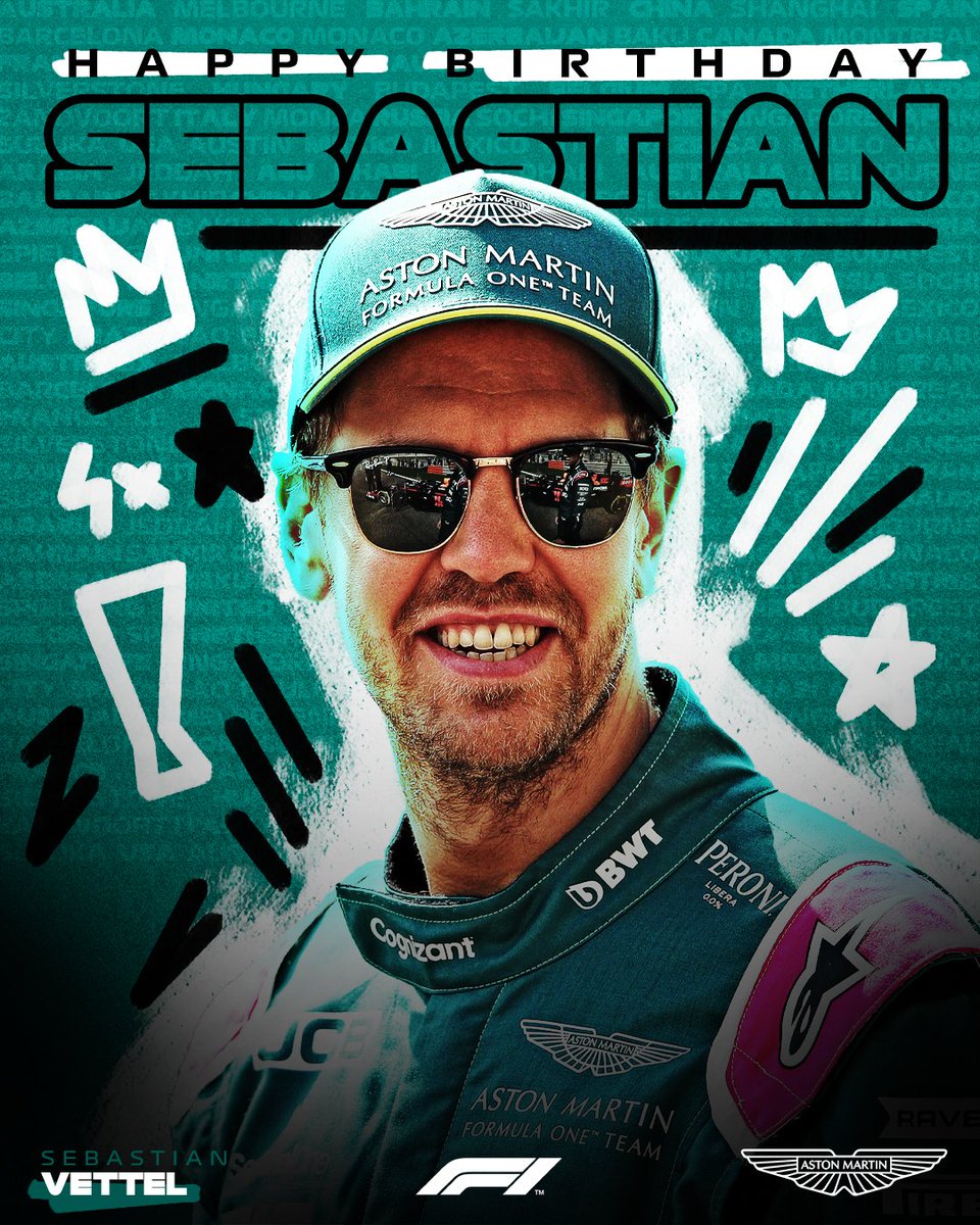 F1's tweet photo. Join us in wishing Seb a very happy 34th birthday! 🎂

Have a brilliant day, Weltmeister!

#F1 https://t.co/Y7Xp7weZ5U