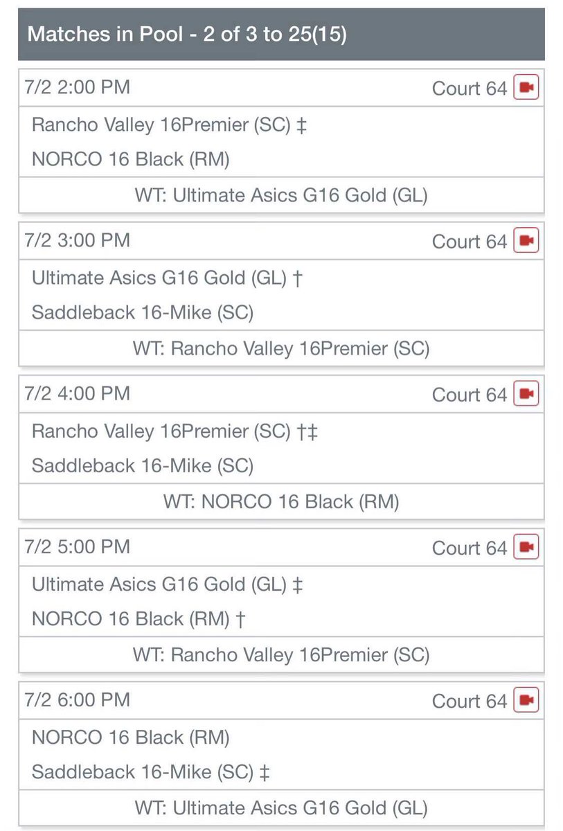 Catch me on Court 64 at 2, 5 and 6 pm today at GJNC! <a href="/NORCOVB/">NORCO Volleyball</a> <a href="/KNelson2023L_DS/">Kennedy Nelson 🏐 2023</a> #volleyball #nationals #athlete