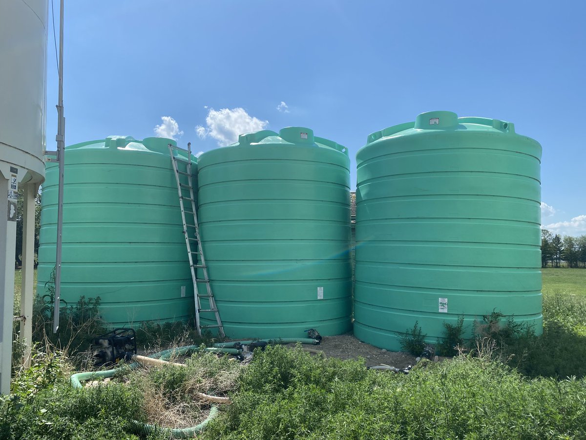 shildeb8's tweet image. Selling my brother-in-laws 10,000 gallon liquid tanks. Asking $9000 each or all 3 for $25,000. Come with 3” stainless valves.