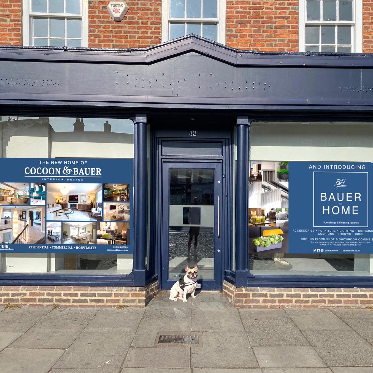 Introducing Bauer at Home. Our new brand and homewares shop opening on Yarm High St very very soon. All the accessories, furnishings and furniture from our designs in one shop. ❤️