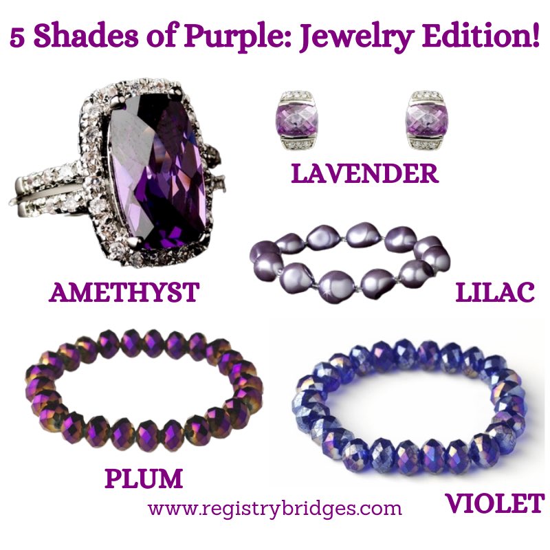 RegistryBridges's tweet photo. Today weโre showing purple some love! Drop a ๐below if youโre a fan of purple jewelry.
#purple #purplejewelry #jewelryboutique #jewelry #jewelryshop #jewelrystore #jewelrylover #boutique #jewelrygram #jewelryblogger #jewelrylovers #jewelrylove #fashion #colorfanatic #colorhappy https://t.co/vFzJ1wLWF9