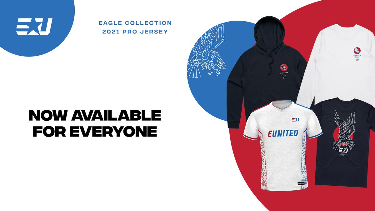 MERCH UPDATE:

We have launched a new website offering the Eagle Collection and 2021 Jersey for anyone, regardless of payment type!

👕: eunited-us.myshopify.com