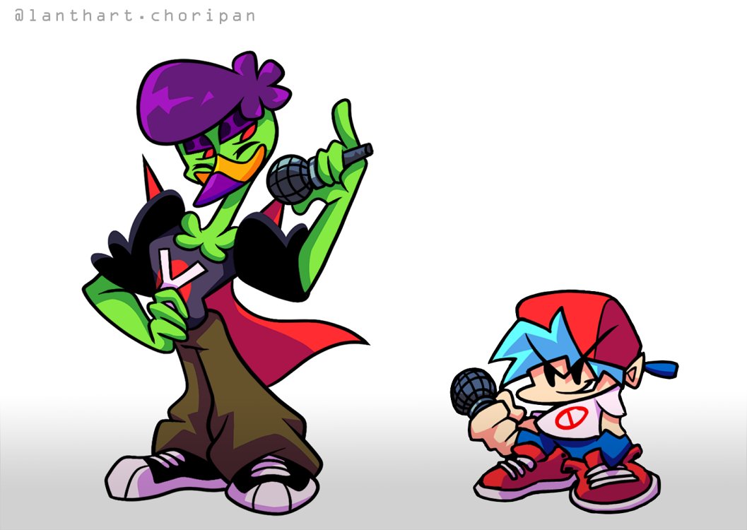 Lanth_art's tweet photo. No sé hacer mods pero I wish ✌️🌟
#GR #WilliamAndShrimp #Fansy #AlienCharacters #OriginalCharacters #ocs #GalacticRoutine #characterdesign #FNF #fridaynightfunkinmod #fnfmod https://t.co/h7yxy6Lg5K