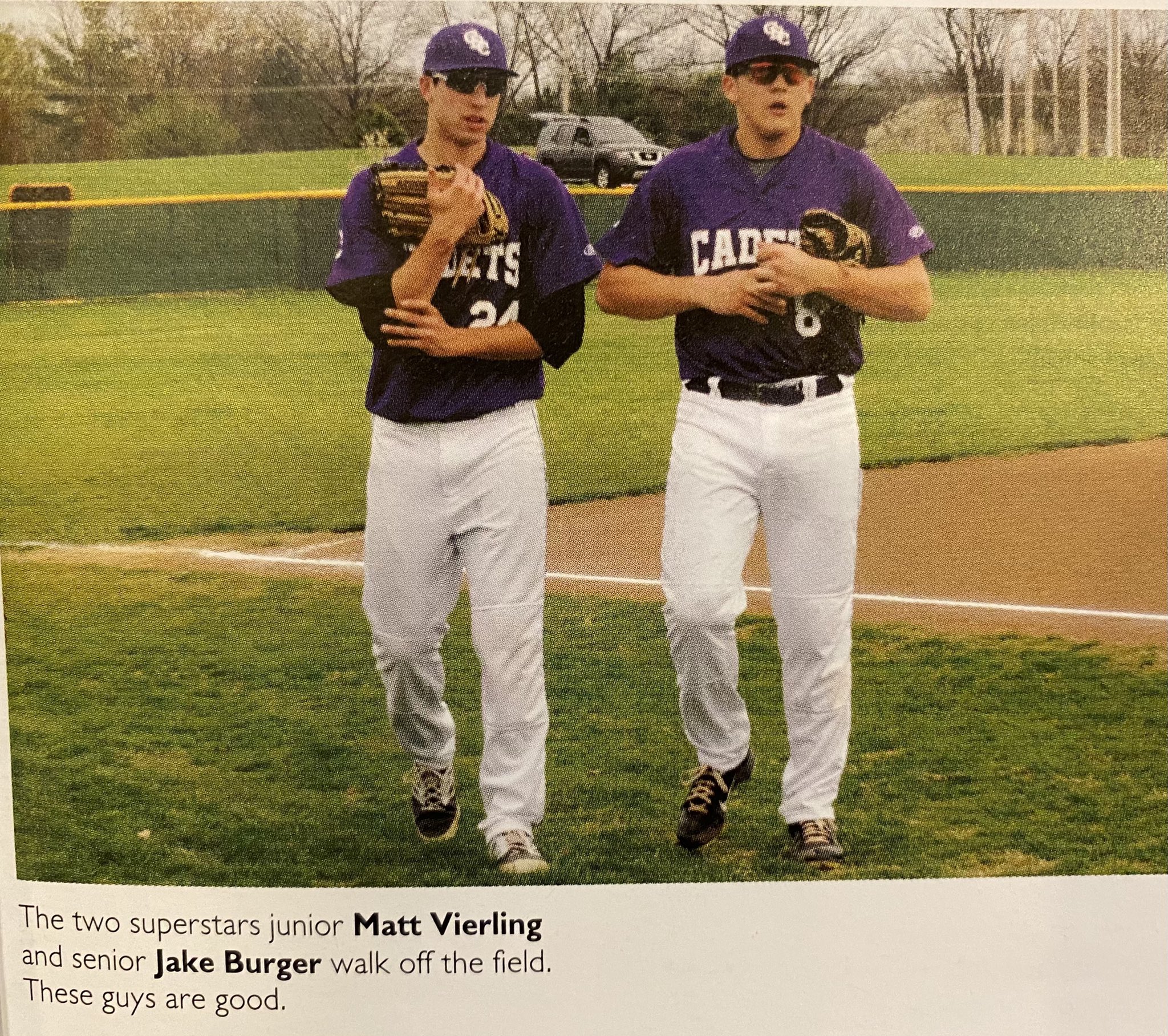 CBC High School on X: Congratulations to @cadetbaseball products Matt  Vierling '15 and Jake Burger '14. @cbchsbaseball @Burgatron13   / X