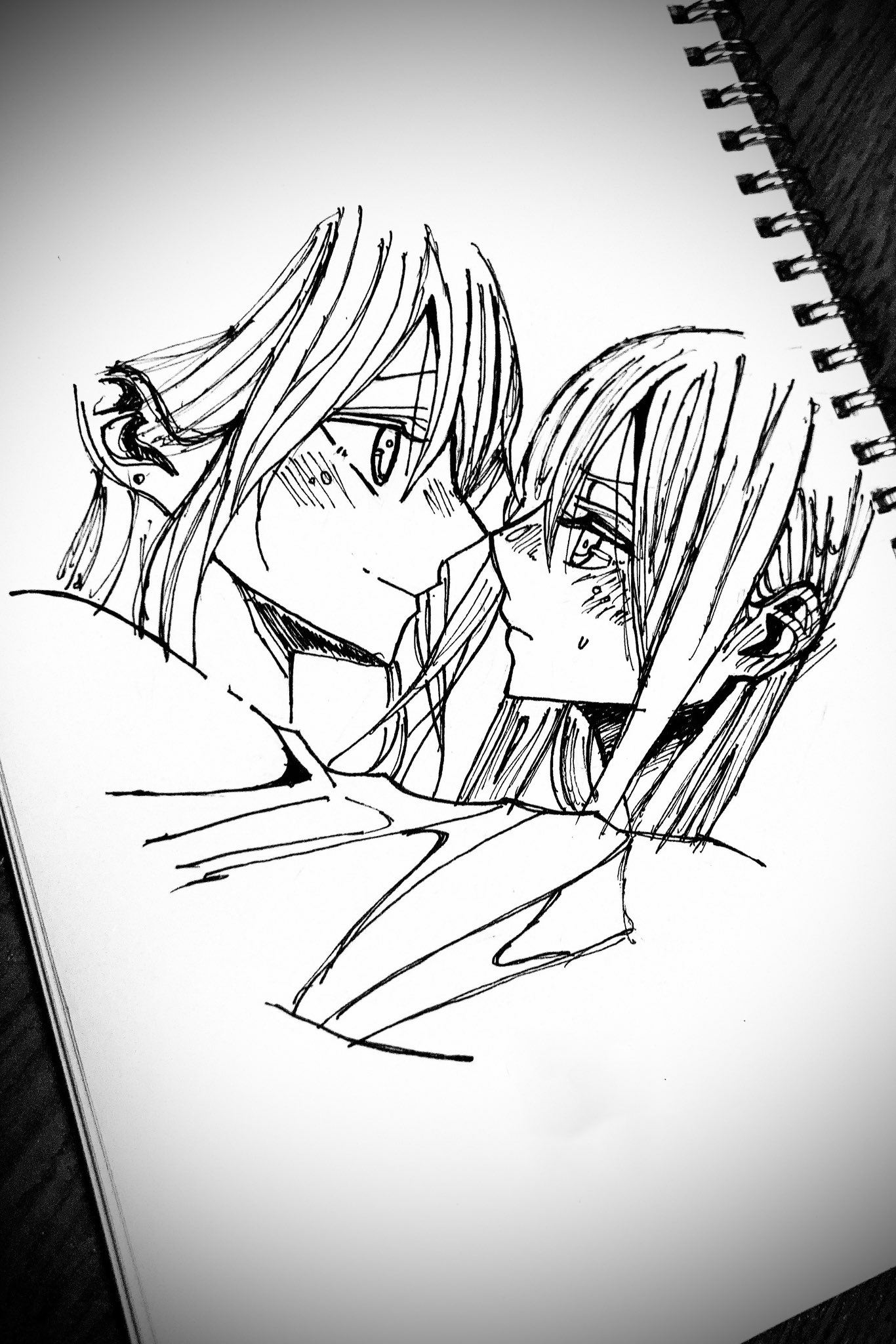 柚 Kiss Citrus 藍原芽衣 藍原柚子 百合 絵 ペン書き イラスト 落書き Yuri Meiaihara Yuzuaihara T Co Dwemxxrmy9 Twitter