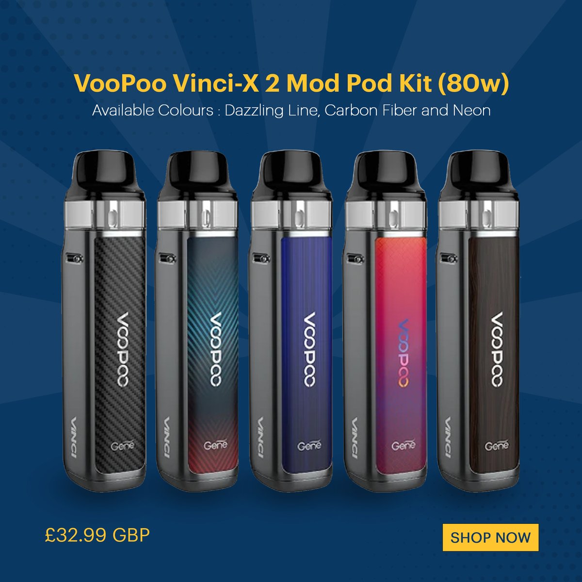 Best4ecigs's tweet photo. Introducing the VooPoo Vinci-X 2 Mod Pod Kit 😍

Follow the link to learn more: https://t.co/rMtrntemla

#vaping #vapes #vapinglife #vapecommunity #podkit #voopoo #newvapingproducts https://t.co/VrNtar8Sdk