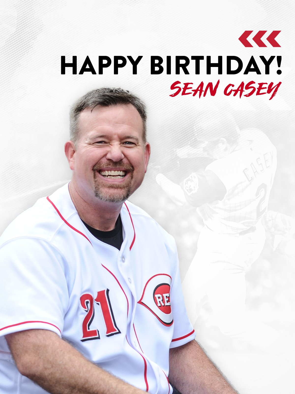 Happy 47th birthday to \"The Mayor\" Sean Casey!  