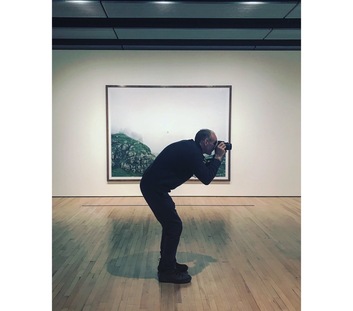 arterialjournal's tweet image. recreating #alteredlandscapes in #controlledenvironments. #gursky at the #haywoodgallery reopening, london 2018. image: @monotyper #instagram