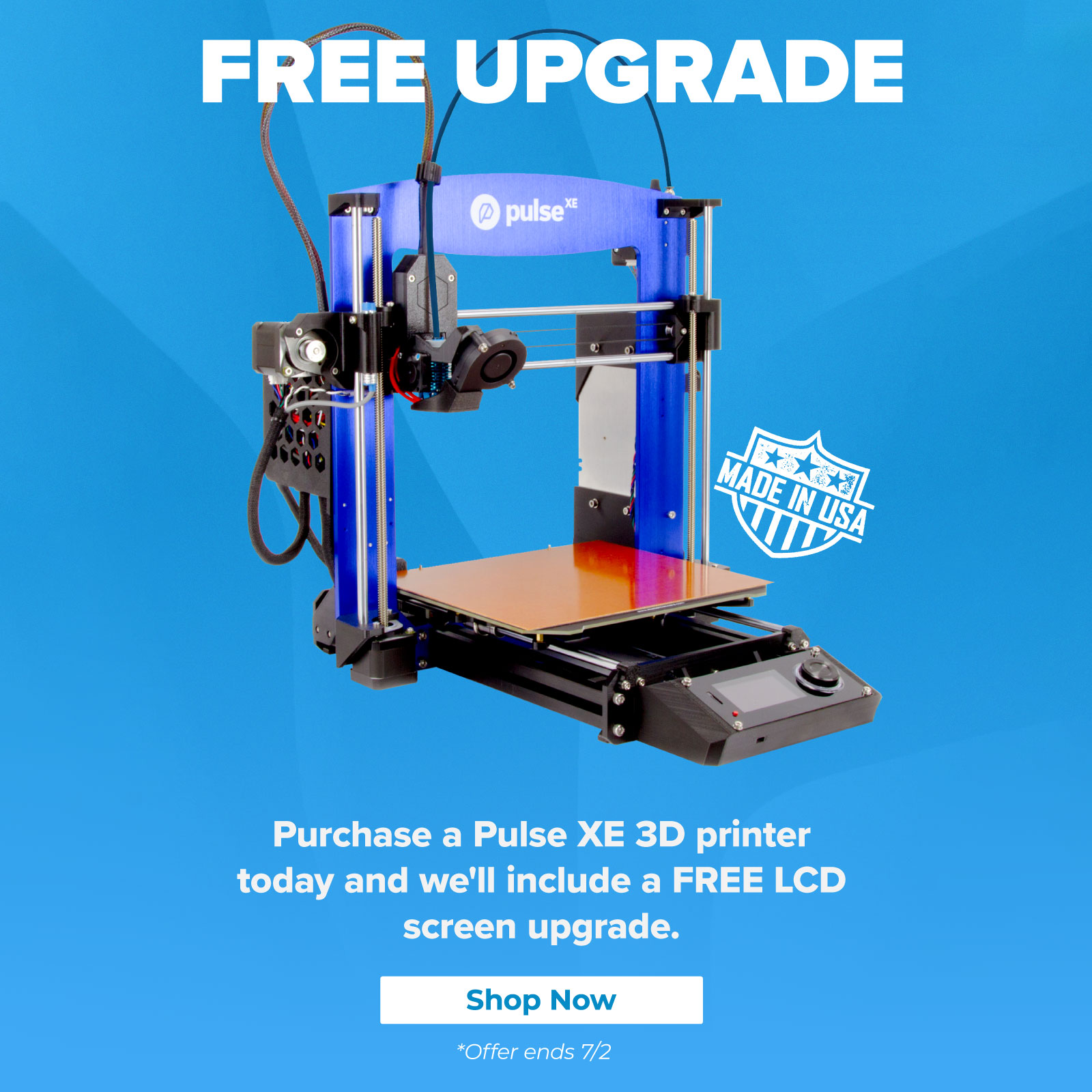 MatterHackers على X: &ldquo;Last chance for a FREE UPGRADE for Pulse XE 