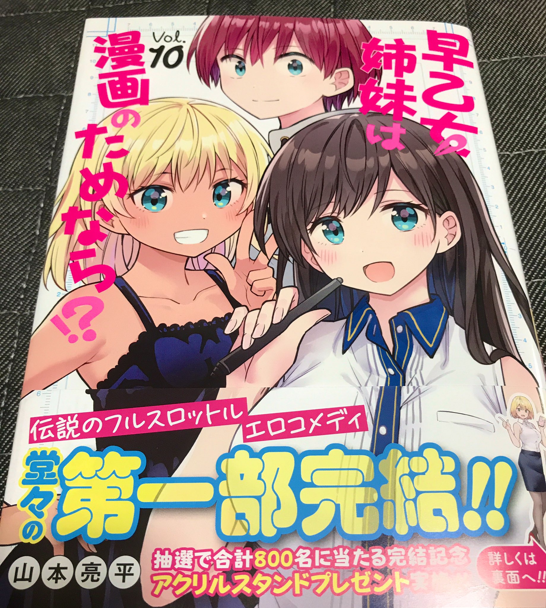 【全巻 セット】山本亮平 /「早乙女姉妹は漫画のためなら !?」1～10巻 早乙女姉妹は漫画のためなら 全10巻セット 完結セット 24時間