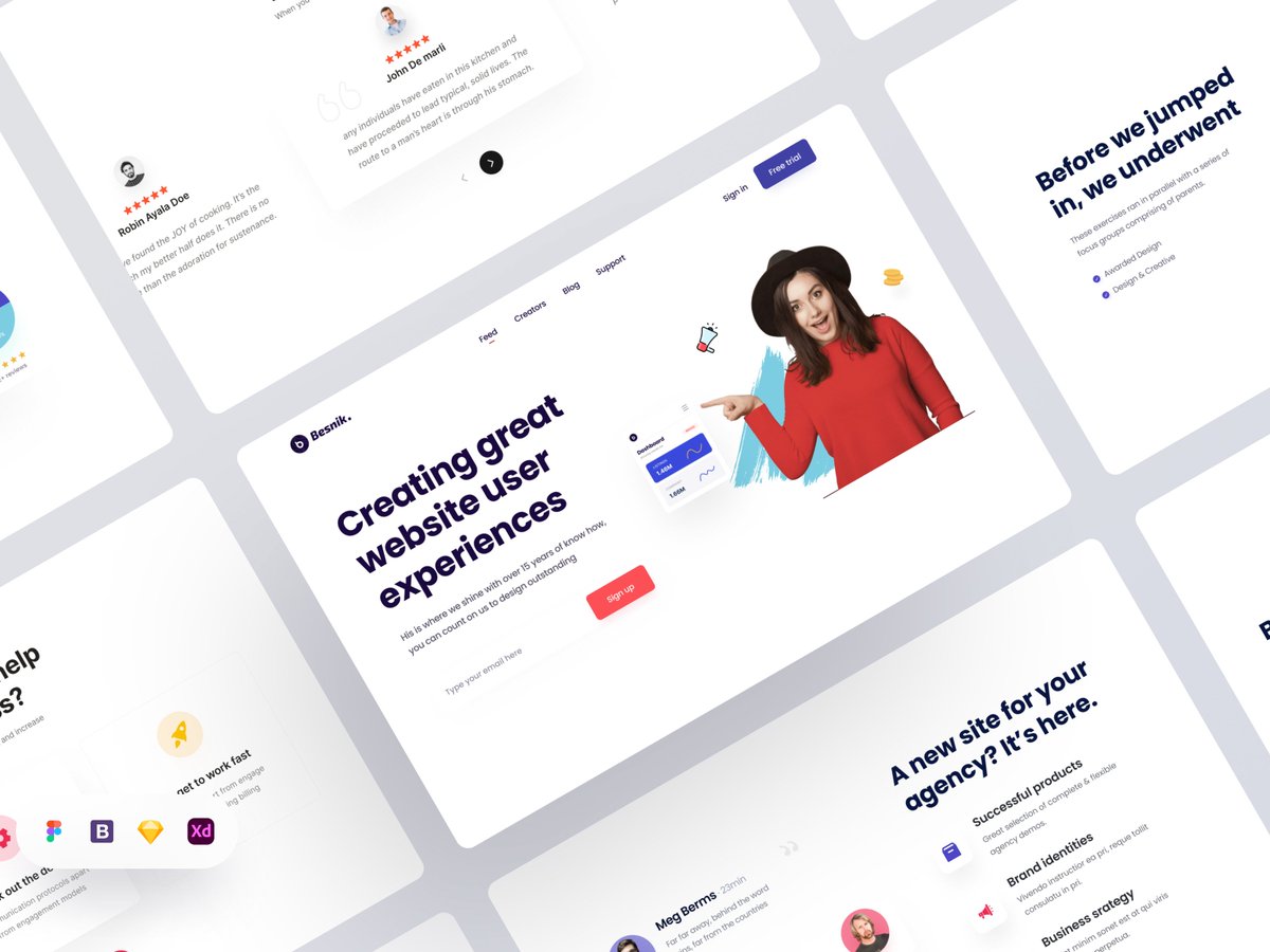 Hello Everyone!!👋
Here we come with another design.
web templates Blocks: any feedback would be greatly appreciated ❤️❤️

----
Download over 12000+ premium resources 
On: uihut.com

#uiux #ui #uxdesgin #uidesign  #uihut #uidesign #designresource #block #webblocks