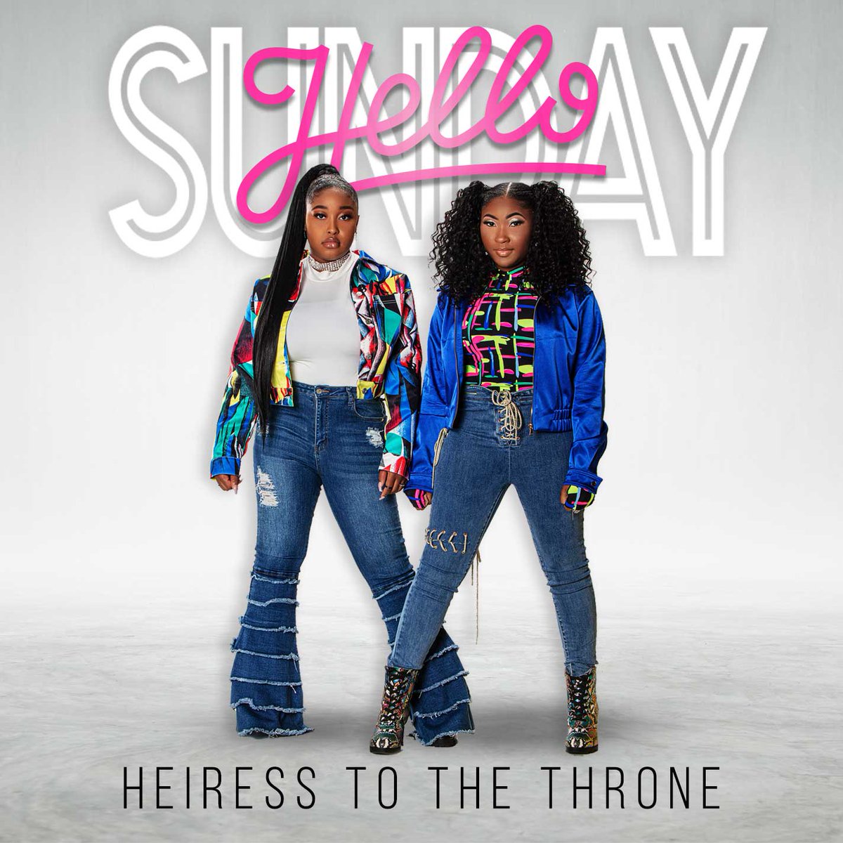 HelloSundayDuo's tweet image. Our Debut Album “HEIRESS TO THE THRONE” 7/23/21 👑🖤💿