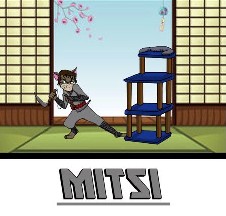 ShallowAl's tweet image. For years Mitsi hated his name because it was too femine and got teased for it. Now after studying in the art of jiujitsu, he is proud of his name and kick butt to all the teasers #ninjacats #CatsOfTwitter #cat #catlovers #catsofinstagram #cats #animation #cartoonnetwork