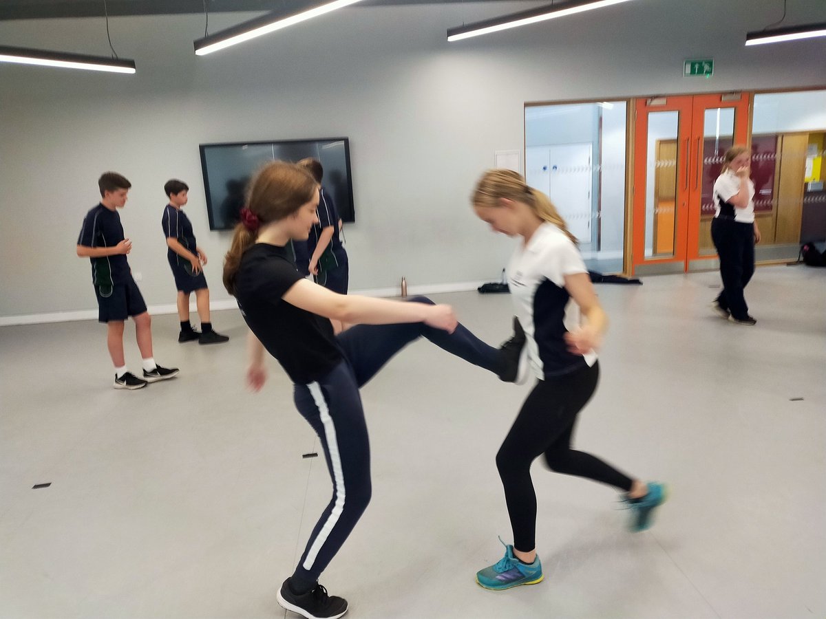 Our <a href="/kscEnrichment/">King’s Enrichment</a> students loved learning how to (safely) kick eachother today in a stage combat session with the wonderful <a href="/rcannie/">Rc-Annie</a>