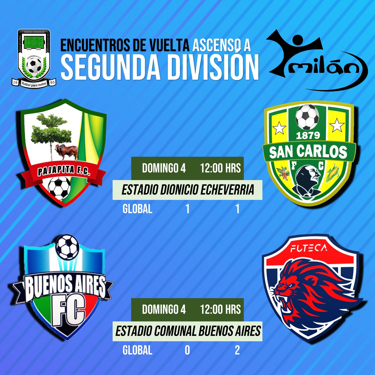 División (@Liga_TerceraGT) / Twitter