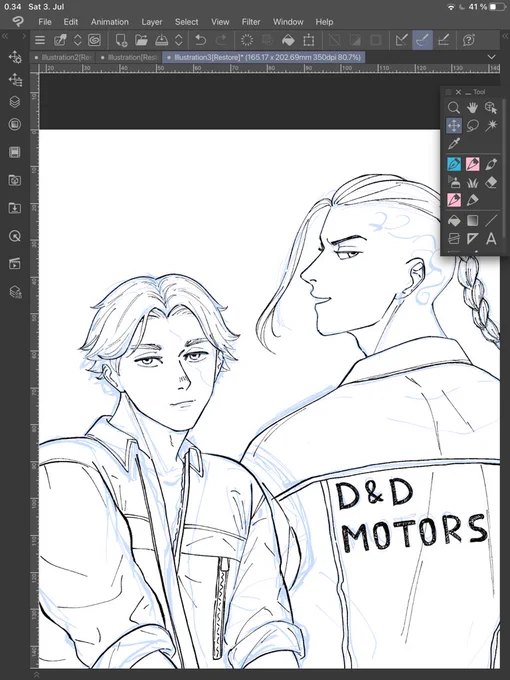 Wild WIP 
I have so much fun drawing them 