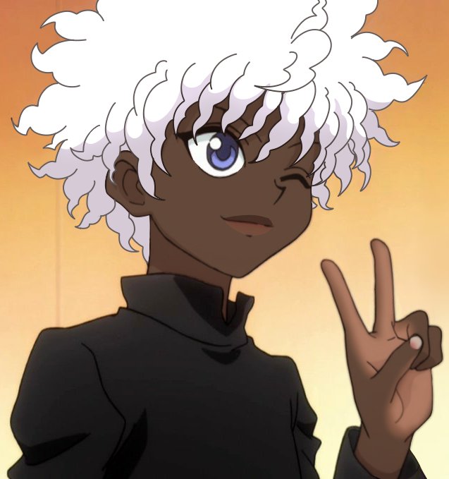 ???Killua is dark-skinned! ???|Your fave is Dark-skinned???????????????