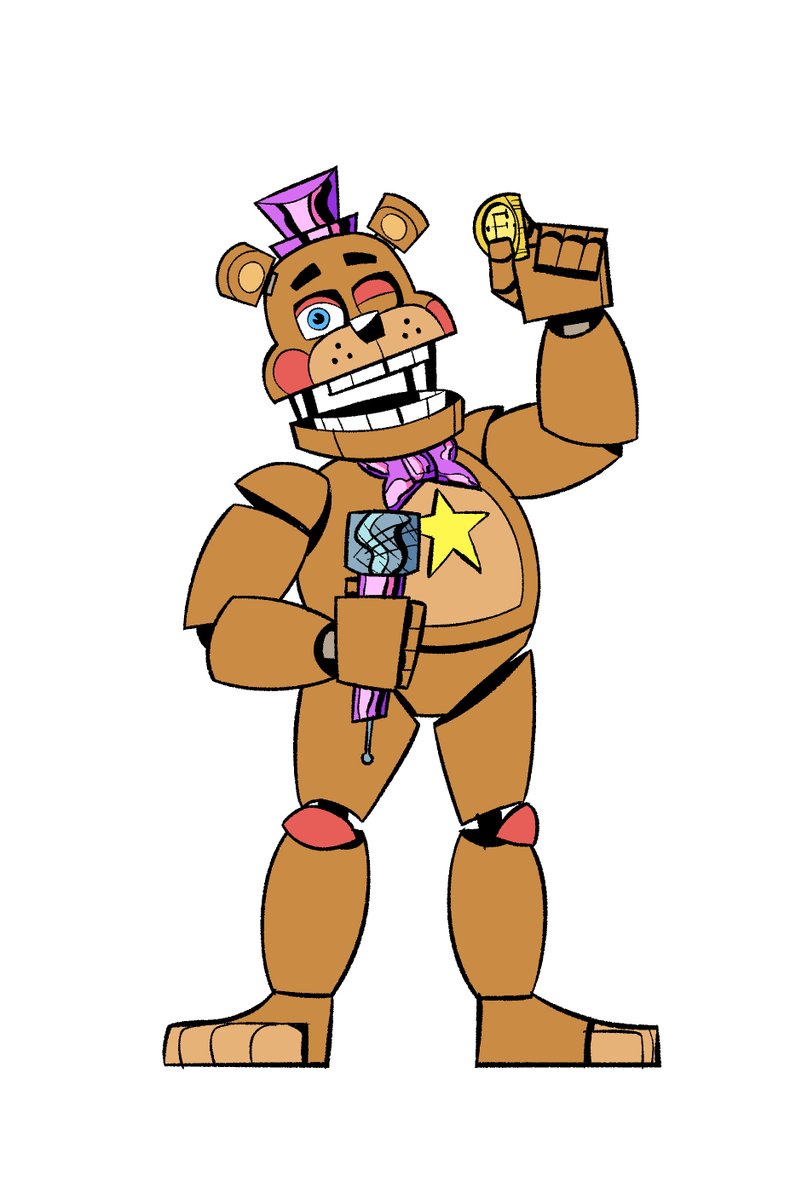 Grimm 💀 on X: Here's a rockstar Freddy drawing from ucn that I