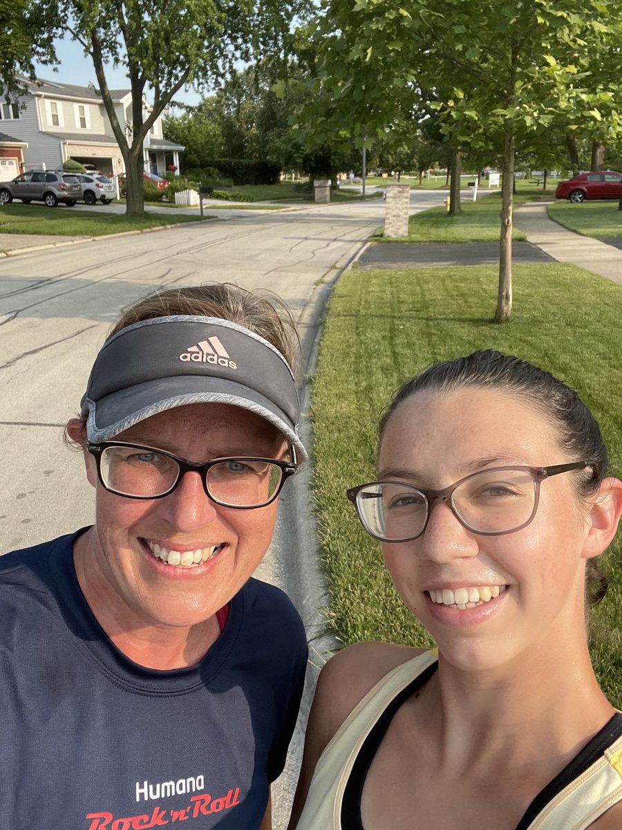 Best invite from this D1 runner… “Mom, you want to run with me?”