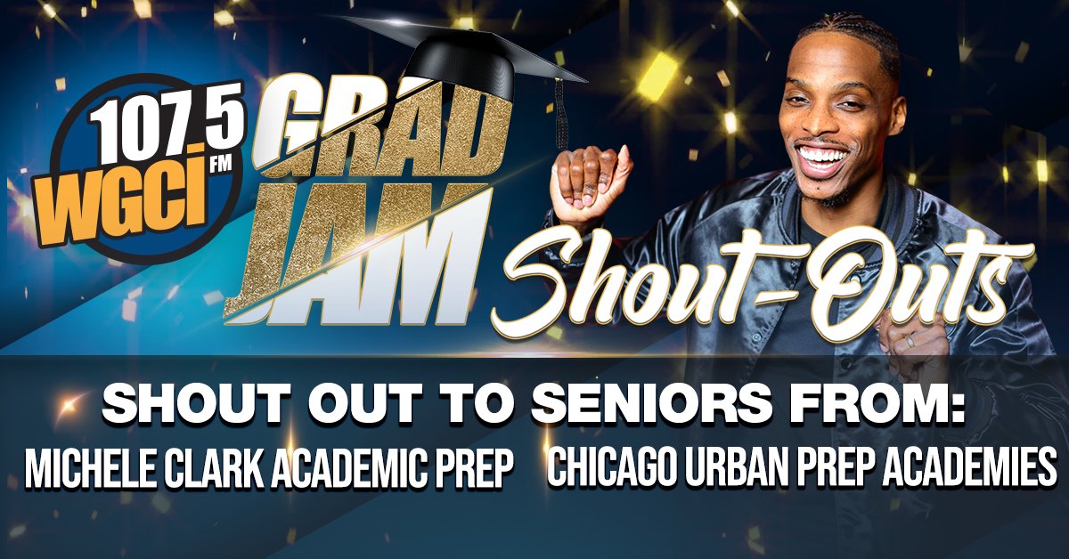 WGCI's tweet image. Turn up with @ZachBoog weeknights 6pm-midnight for the #GradJam shout outs! It's UP for the class of 2021‼️ Tune in and rep your school! 🔥🔥🔥🔥⁠ WGCI.com/listen