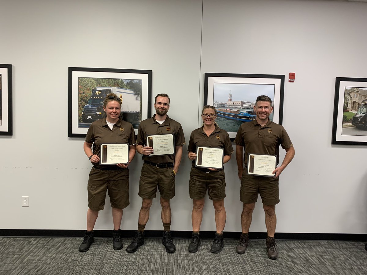 4 more SDST graduates ready to train in the NED!  Congratulations to these great trainers!  <a href="/safetyfirstNED/">Northeast District Safety</a>