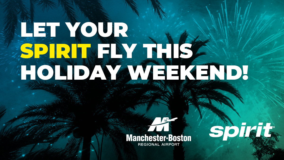 flymanchester's tweet photo. Have you heard the news? Spirit Airlines is joining us on October 7, 2021! Feel the summer heat all year long with nonstop flights to four destinations in Florida, including two brand-new options. Book your next trip today!
#FlyMHT #LiveFreeSpirit
@FLLFlyer @MCO @FlyTPA https://t.co/bqgNpsL6VO