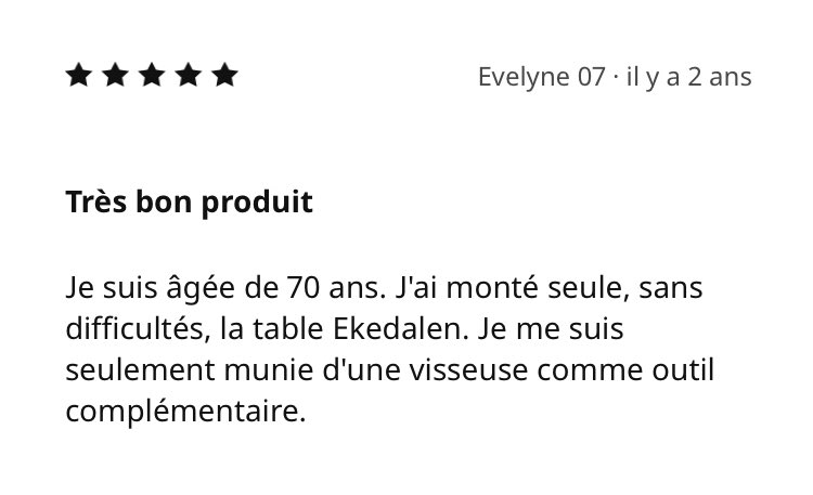 JustMarinou's tweet photo. Je suis en train de galérer de ouf à monter une table IKEA et le commentaire d’Evelyne est à deux doigts de me faire péter une durite. https://t.co/s9SnJtgWcs