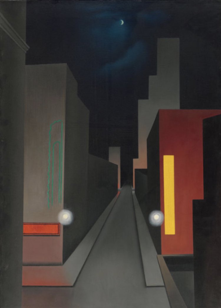 New Moon, New York: George Ault

#art