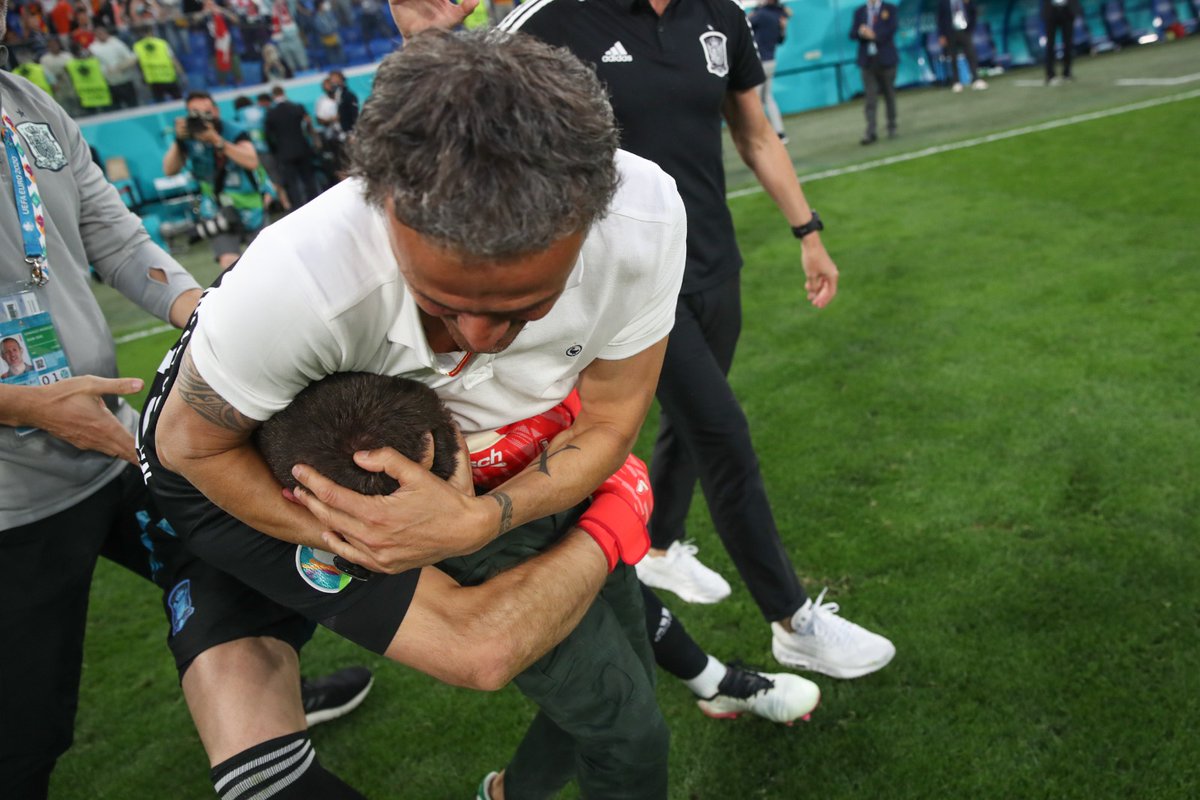 😉 Nosotros lo sabíamos.

🤗 Ahora lo sabéis TODOS.

🔝 UNAI, ERES E N O R M E.

#SomosEspaña 
#EURO2020