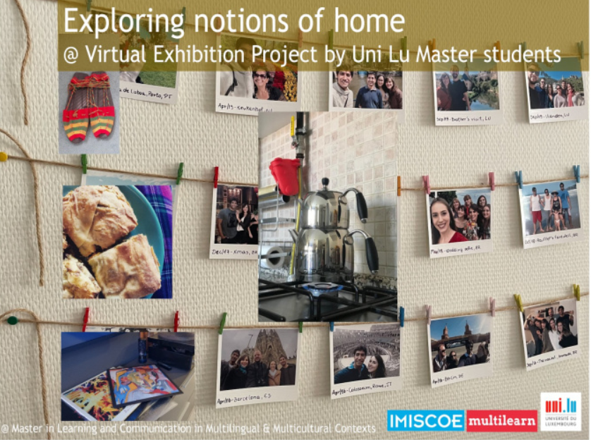 Exploring notions of home
Virtual exhibition created by Master students of Uni.lu  

We share with you what 'home' means to us, our friends and families, and how these visions are different and still all connected

#IMISCOE2021

imiscoe.org/conference/pro…