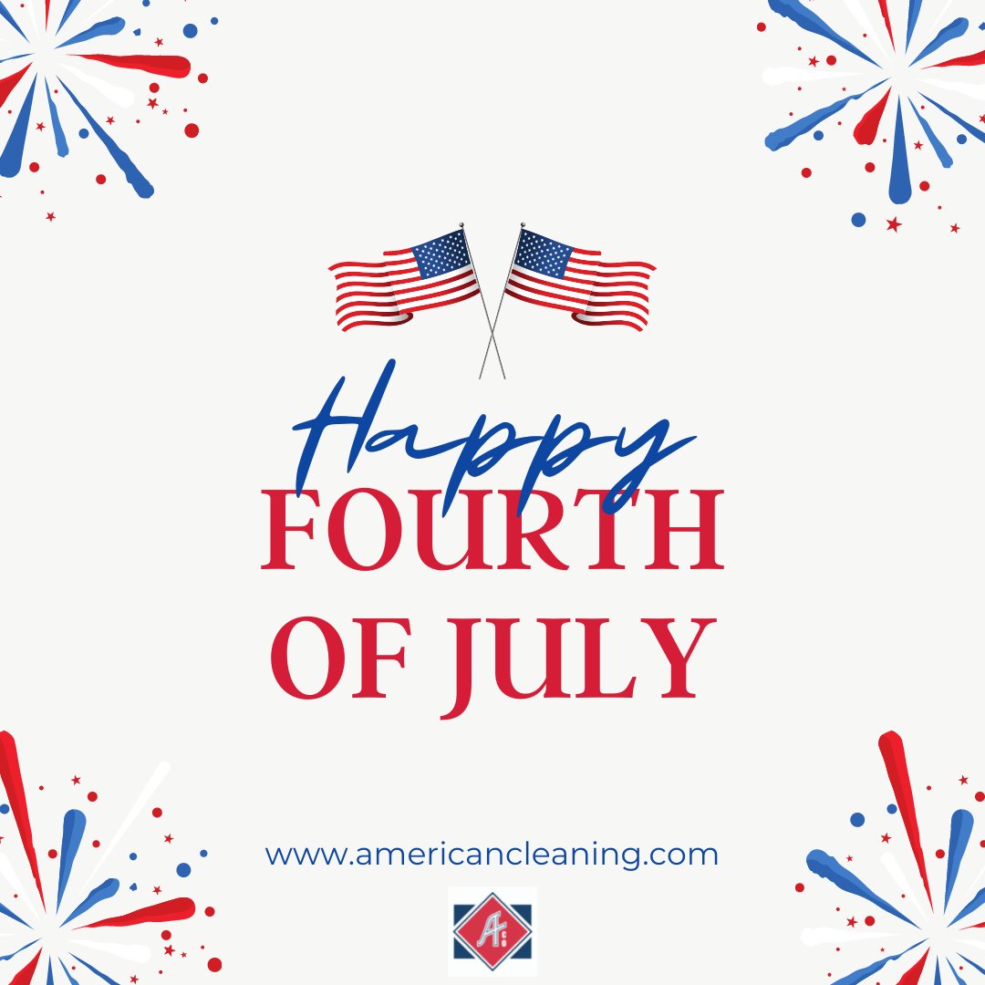 americancleanin's tweet photo. American Cleaning Service wishes our family, friends and customers a happy and safe 4th of July! https://t.co/bH7Asc6O6o