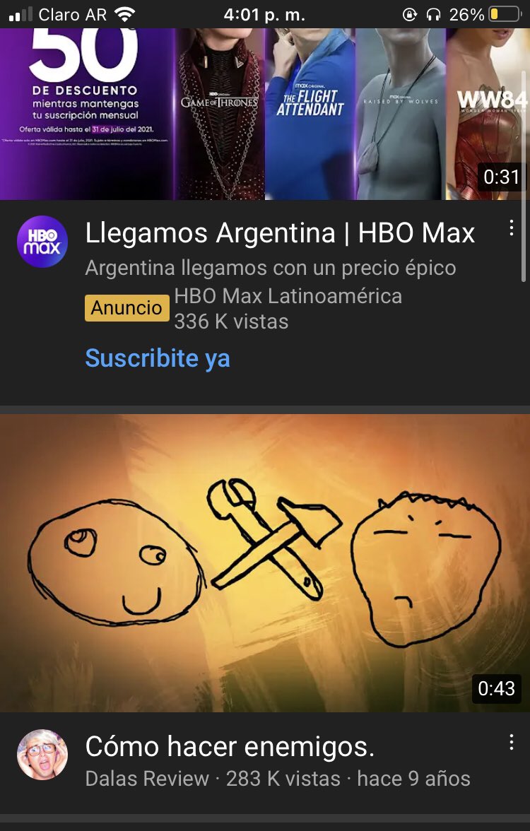 Pepa2002Le's tweet photo. YouTube si que sabe recomendar videos https://t.co/2fEJcoaG2E