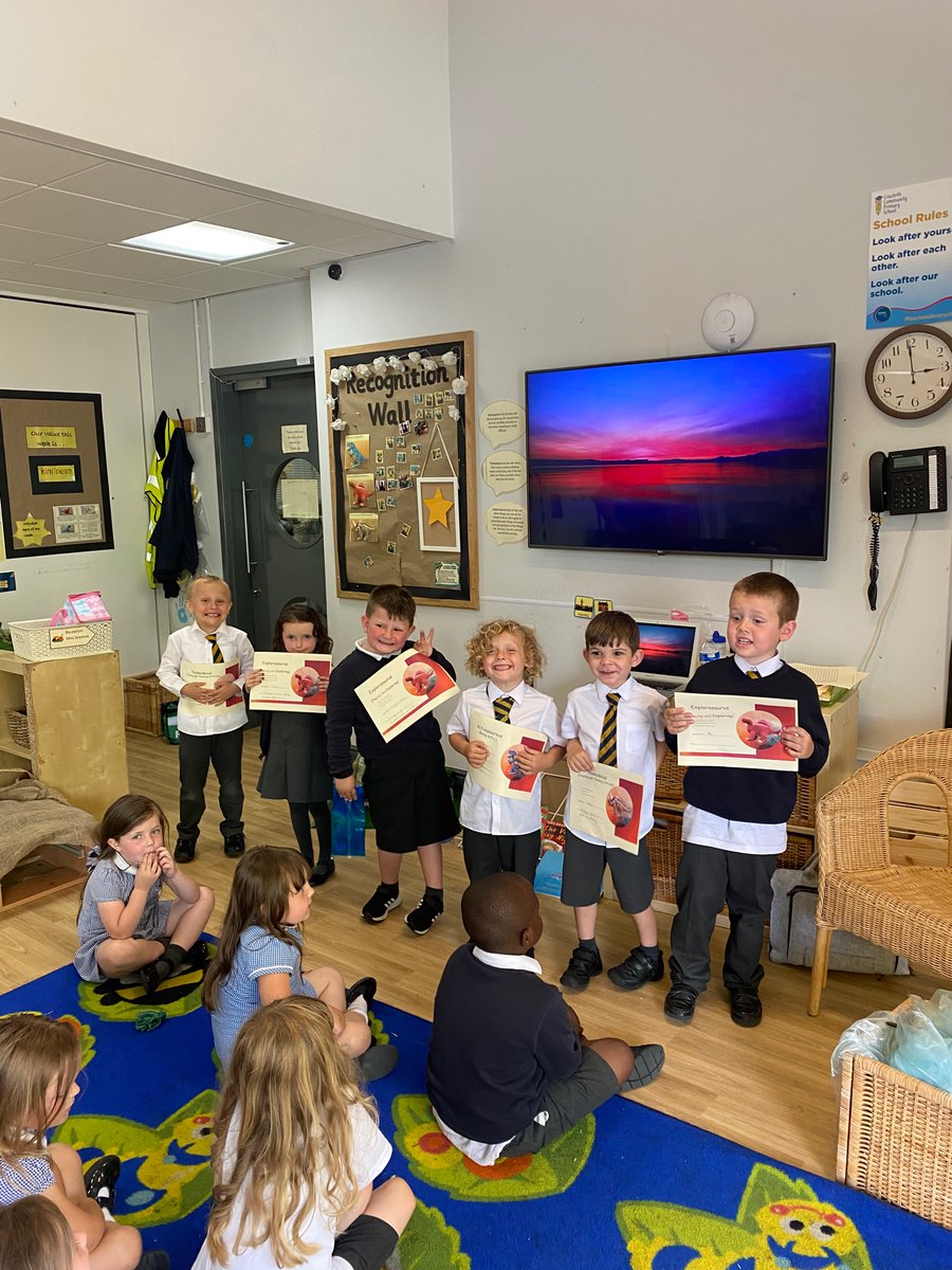 What a great week in Reception! Well done to our certificate winners this week, we are so proud of you all! 👏🏻 😃 <a href="/RainbowEduMAT/">Rainbow Education MAT</a> <a href="/MrsRiley99/">Croxteth Primary Year 1/2R</a> <a href="/CroxtethC/">CroxtethCPS</a>