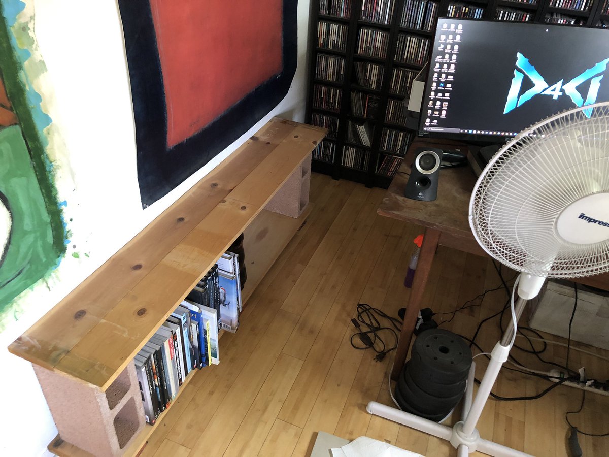CreativeCortex's tweet photo. About to assemble my new workstation desk area and new sound speakers. This will be more spacious and open than before. Currently rearranging the office and doing some much needed deep cleaning. The old table the computer is on will be going away.will post final setup. https://t.co/vwOQsmrwLw