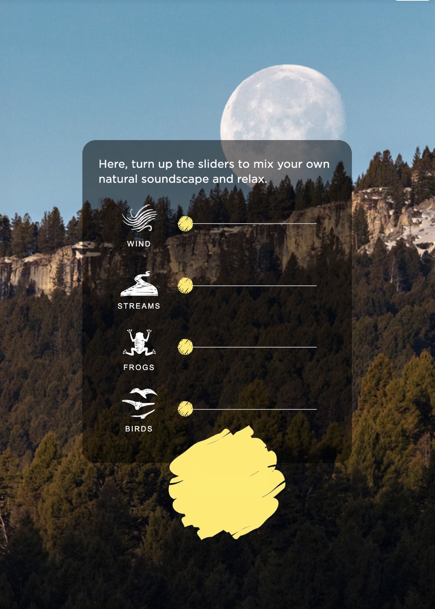 Want to give it a go?

You can remix your own soundscape in our new Joy Generator project — a collection of immersive ideas for tapping into positive emotions online and offline.

Give it a try! npr.org/joy