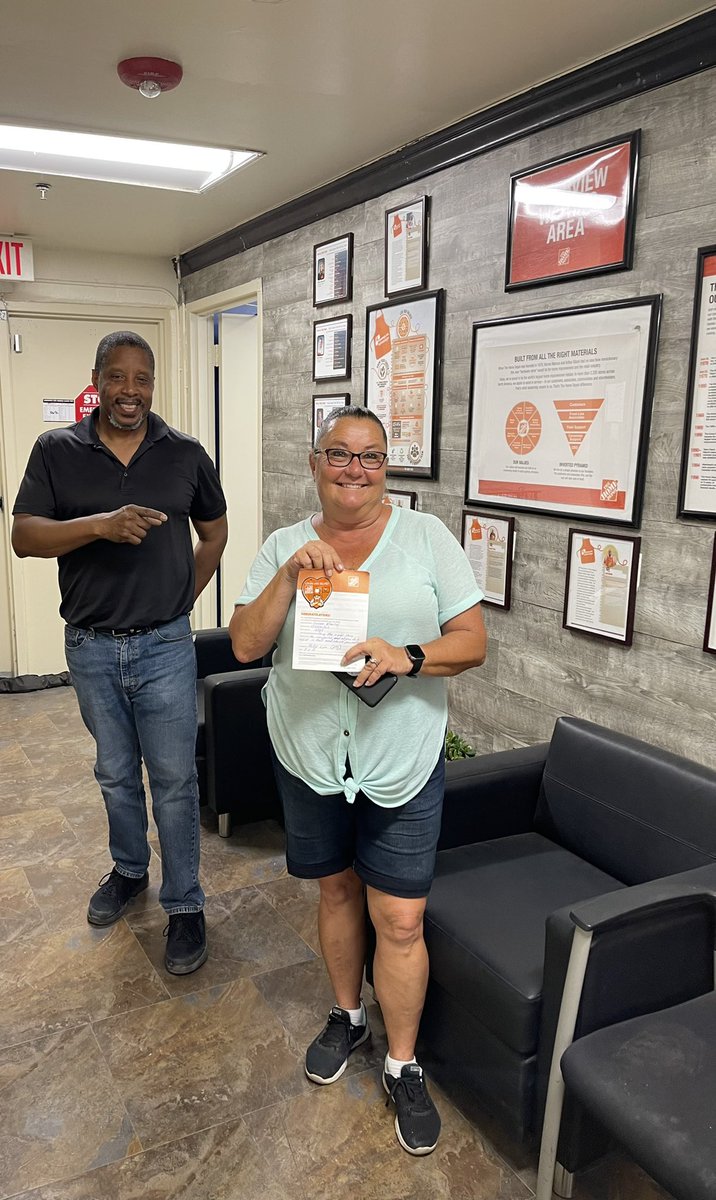6564 Apm Phil recognizing Susan for top recoveries for the month of June. Awesome.