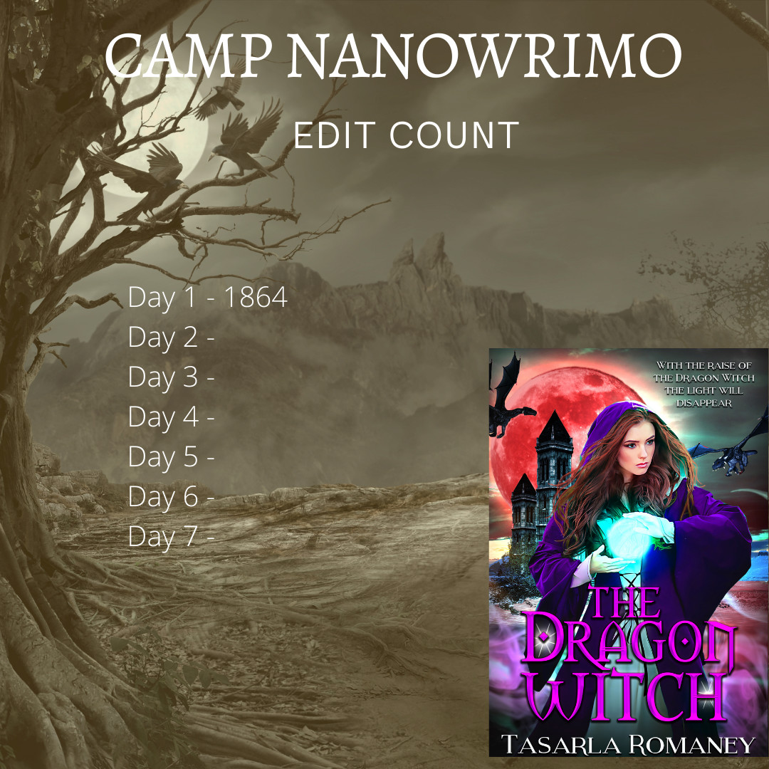 For #campnanowrimo I'm working on edits for The Dragon Witch book 1 of the Moon Witch series. Yesterday was slow going but I'm hoping for a better word count today now that I'm in the 'story' it has both things I love witches & dragons #witchyfiction #yafantasywriter #amediting