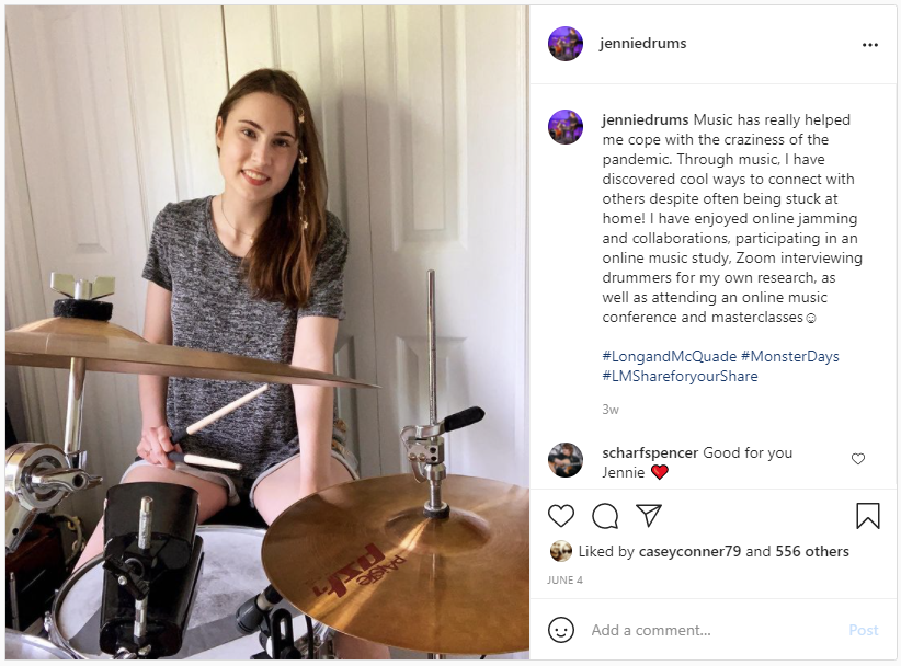 LongMcQuade's tweet photo. Congratulations to Jennie from Instagram for being our fifth and final winner for our Monster Days Share for your Share contest. Thank you to everyone that entered! Visit https://t.co/p3OAIIc7QG to read Jennie's story. #LMShareforyourShare #MonsterDays #LongandMcQuade https://t.co/LBDUYAs2C3